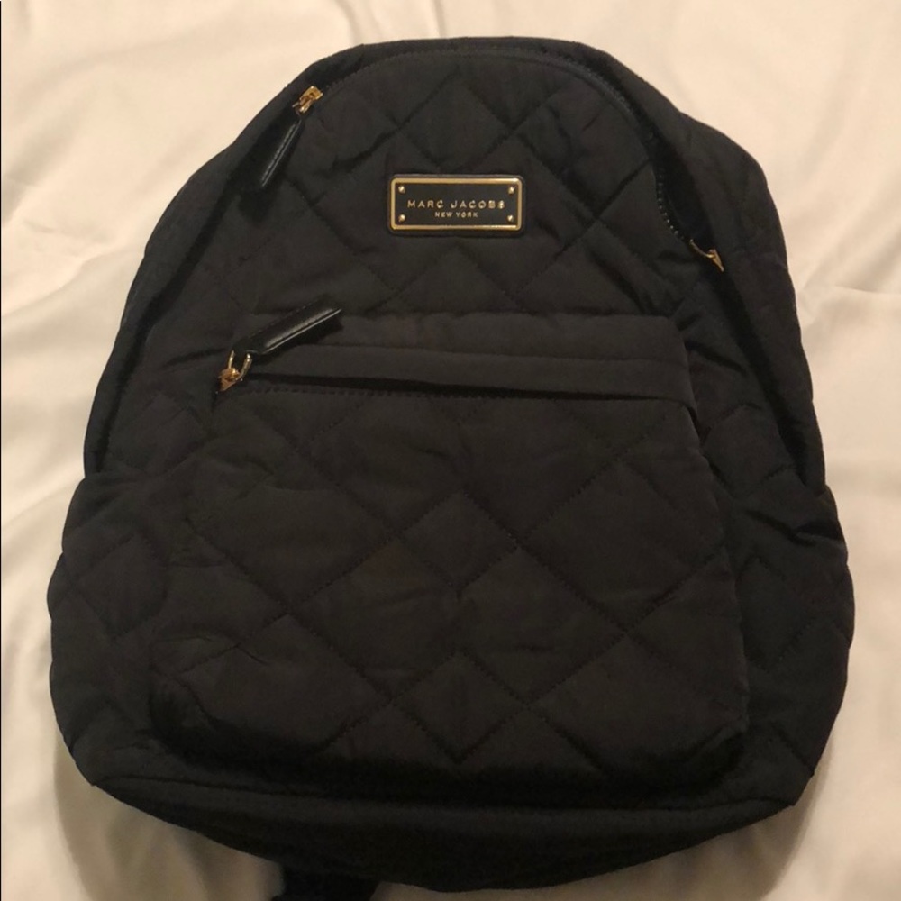 Marc Jacobs black travel backpack